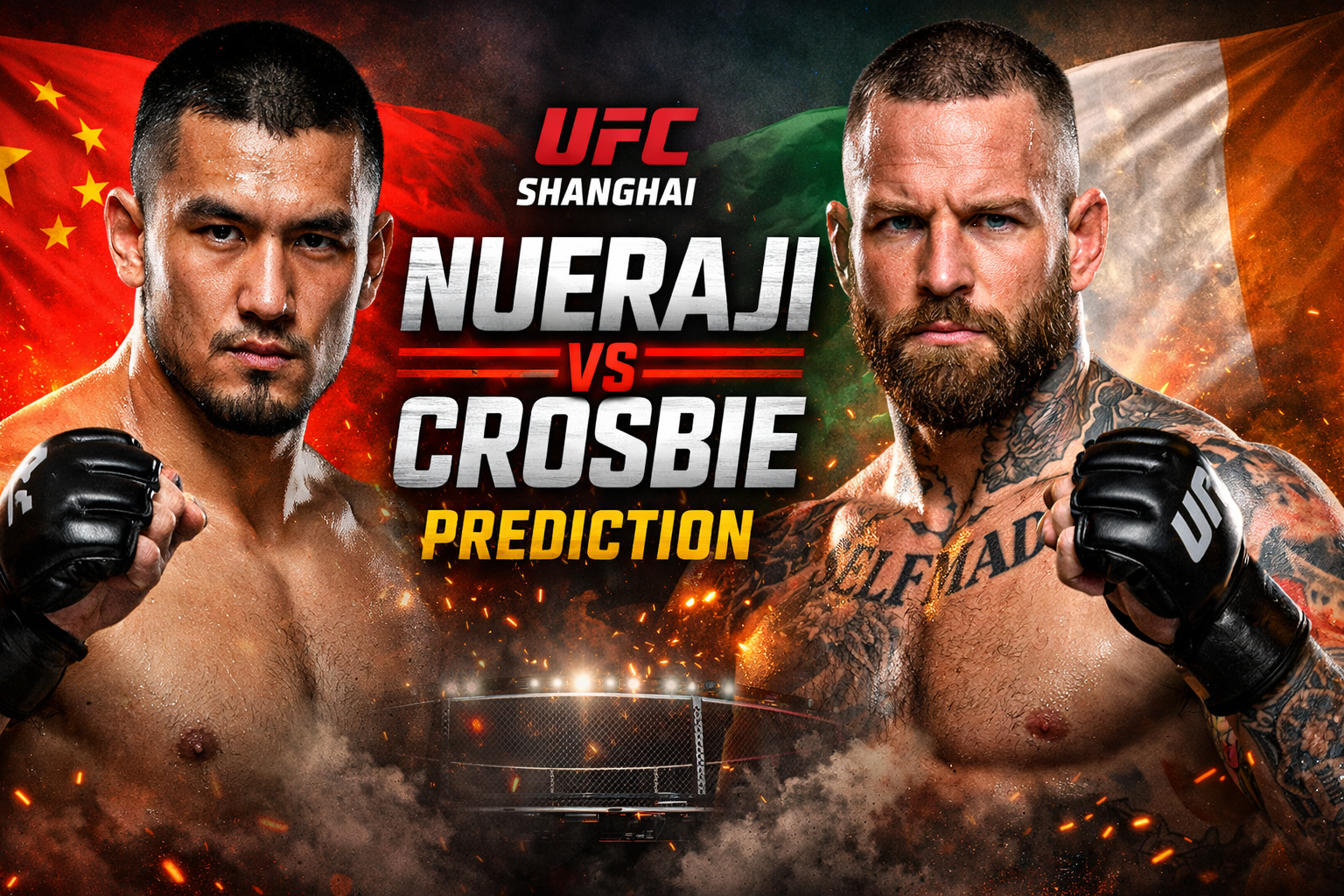 Nueraji vs Crosbie Prediction: Inside the Controversial UFC Shanghai Bout