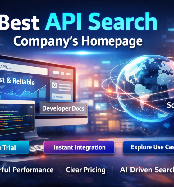 Best API Search Company's Homepage Guide