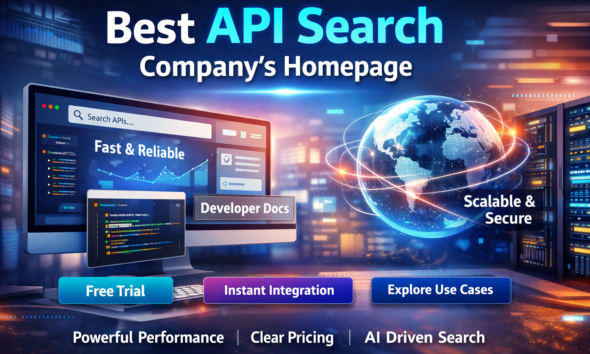 Best API Search Company's Homepage Guide