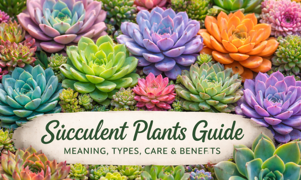 Suçculent Plants Explained: Care, Meaning, and Uses