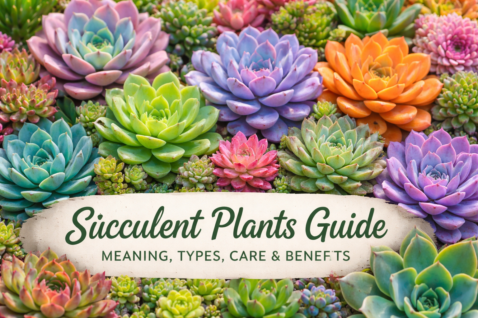 Suçculent Plants Explained: Care, Meaning, and Uses