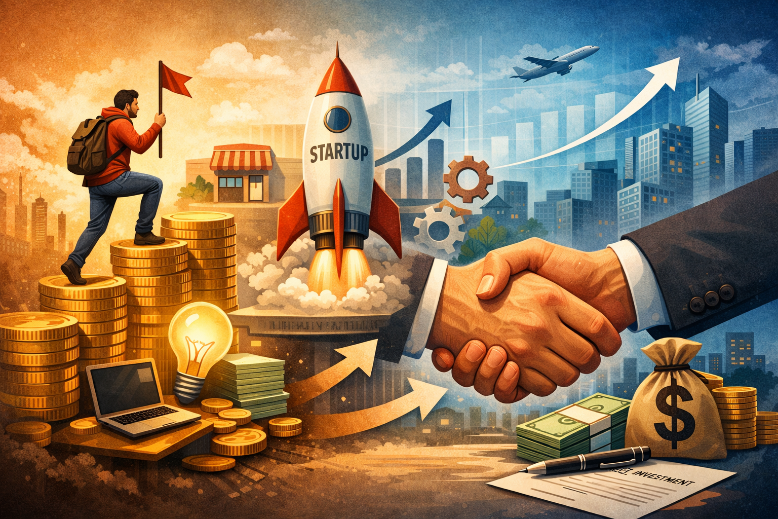 The Power Behind startup booted fundraising strategy