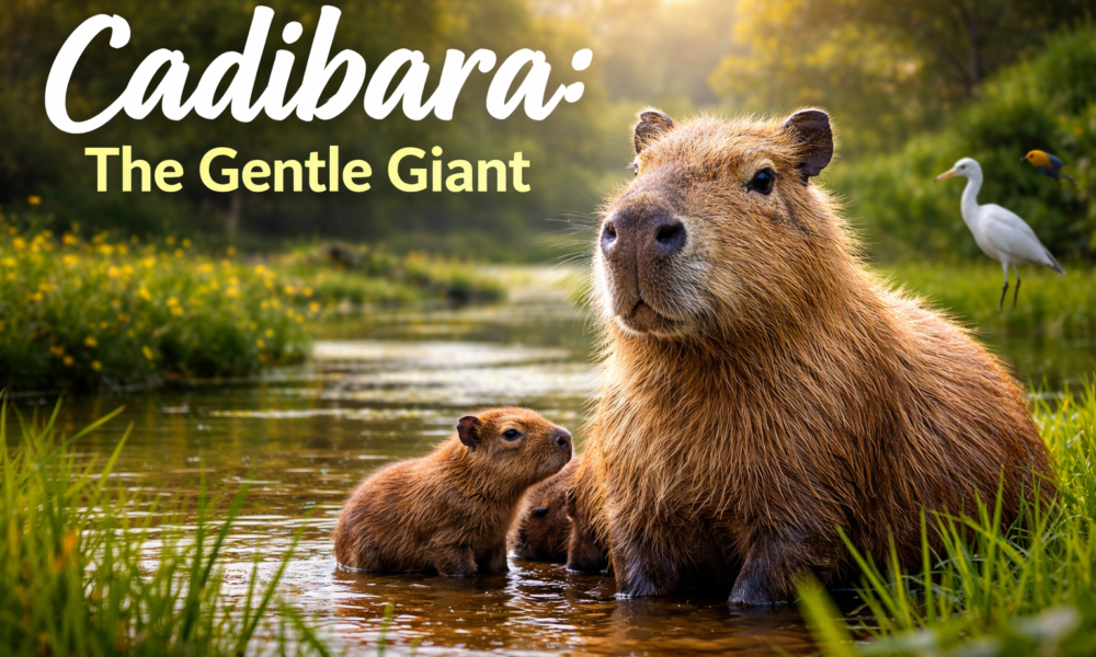 Cadibara: The Gentle Giant of South American Wetlands